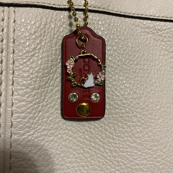 Coach Custom Hangtag Cat and Flowers - Picture 7 of 9